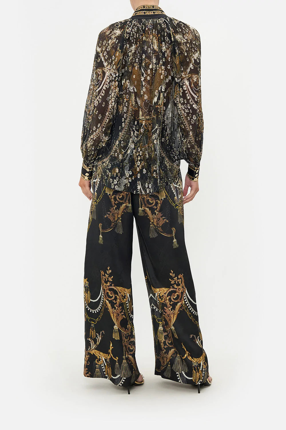 RAGLAN BUTTON UP SHIRT RAVIN RAVEN