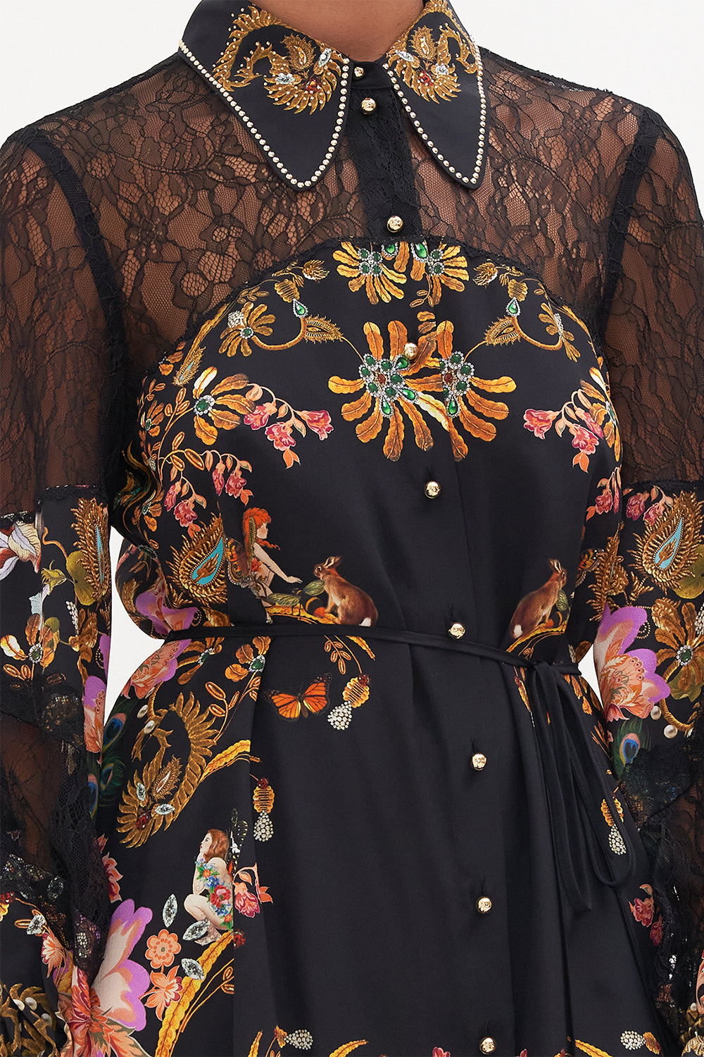 SHIFT SHIRT DRESS TO CATCH A SPIDER