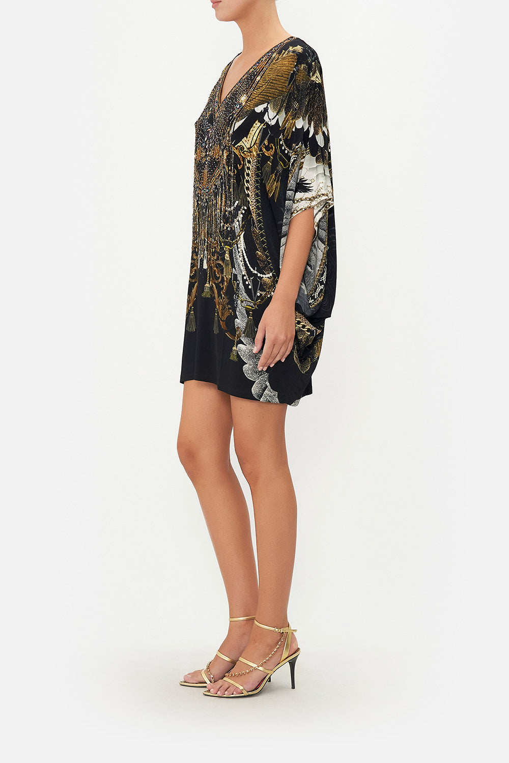 BAT SLEEVE DRESS RAVIN RAVEN