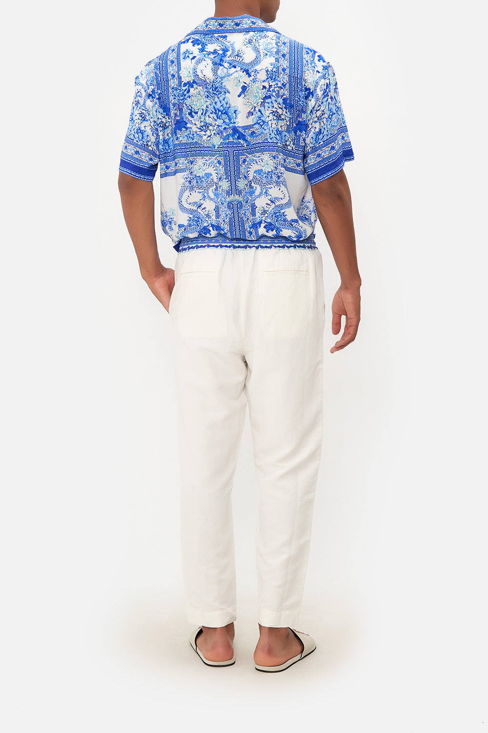 STRAIGHT LEG ELASTICATED WAIST PANT HEART OF A DRAGON