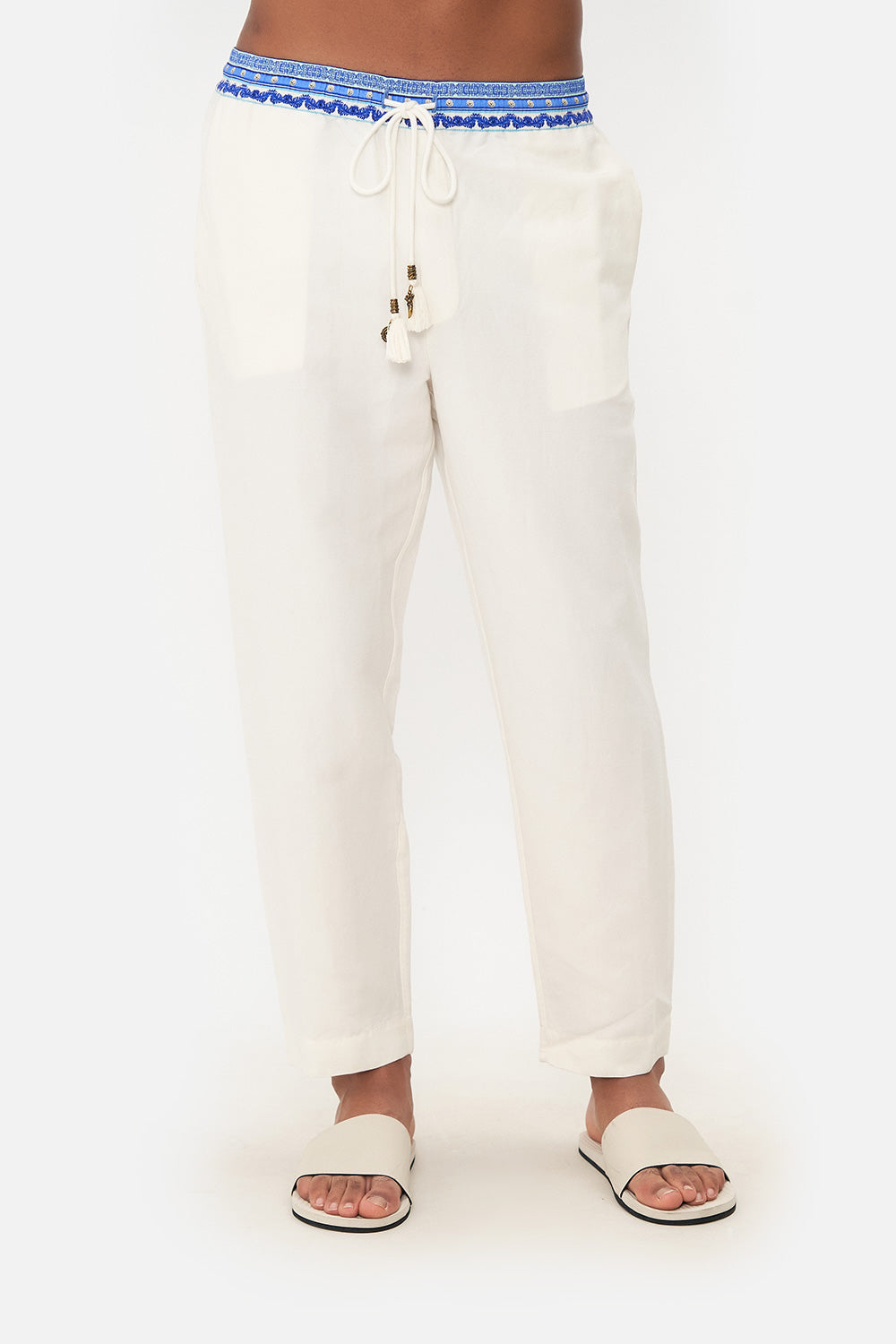 STRAIGHT LEG ELASTICATED WAIST PANT HEART OF A DRAGON