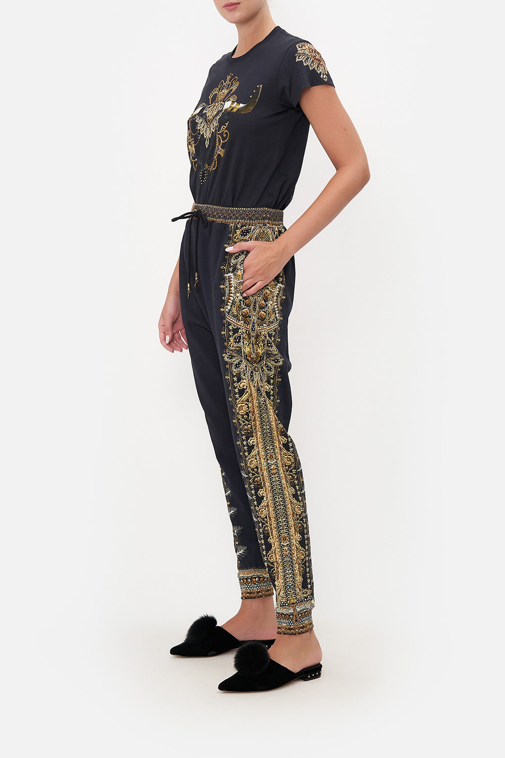 SIDE PANEL JERSEY PANT ITS ALL OVER TORERO