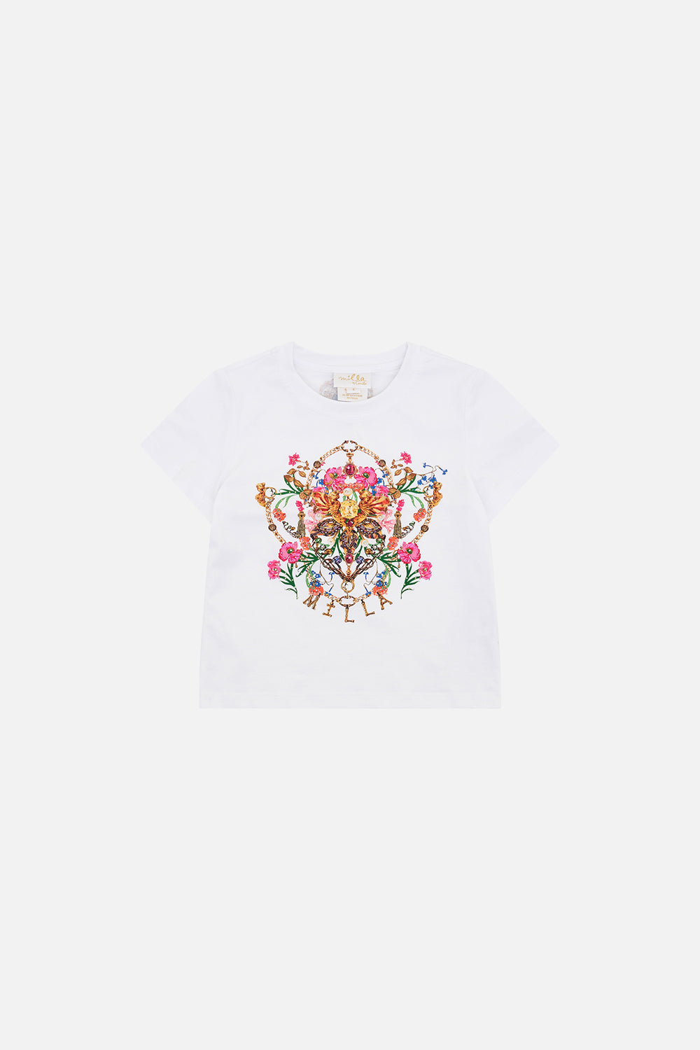KIDS SHORT SLEEVE T-SHIRT 4-10 NATURES KALEIDOSCOPE