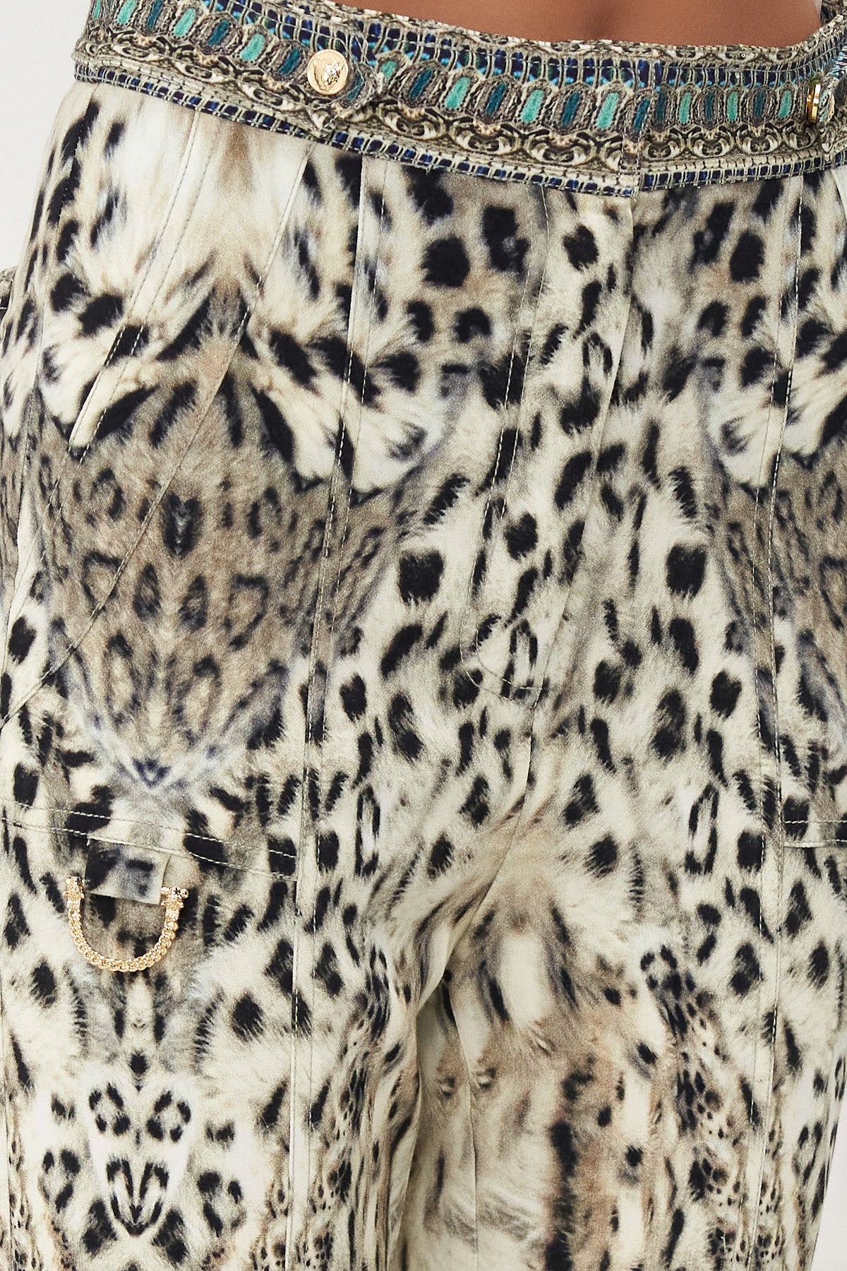 FLARE WITH D-RING DETAIL SNOW WHISPERS