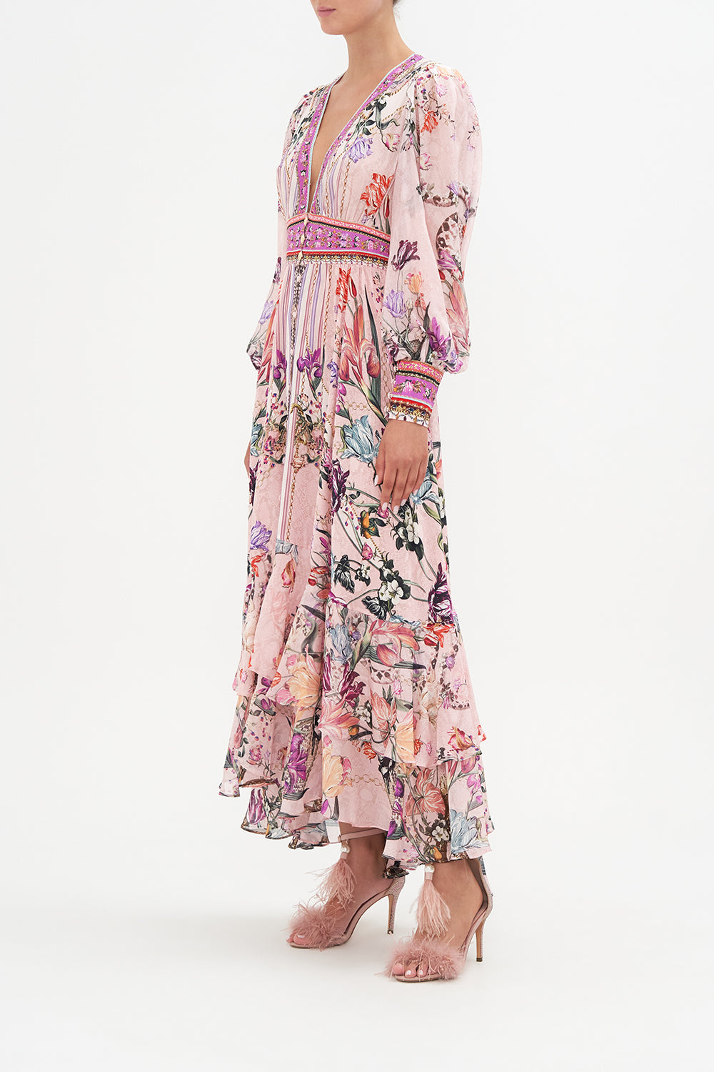 LONG BUTTON FRONT DRESS MAD AS A SNAKE