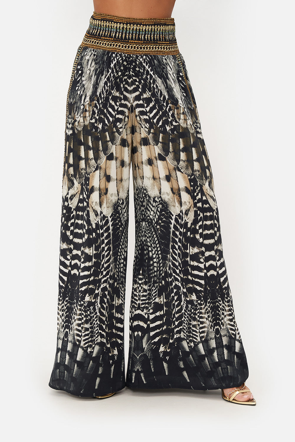 SHIRRED WAIST PANT NIGHT OWL