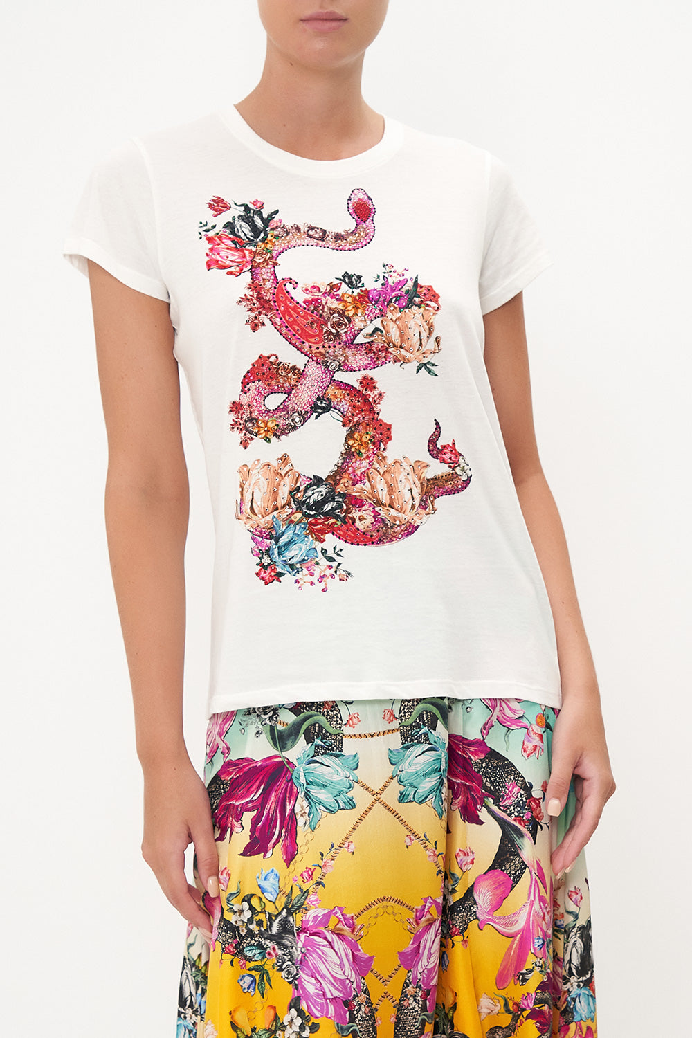 SLIM FIT ROUND NECK T-SHIRT VIPER ROOM