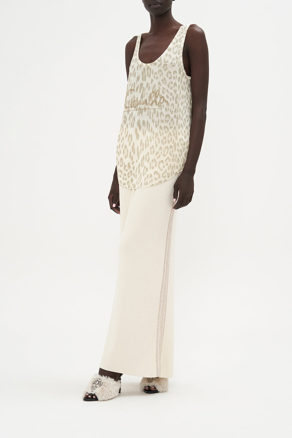 SCOOP NECK TANK CAT NAP