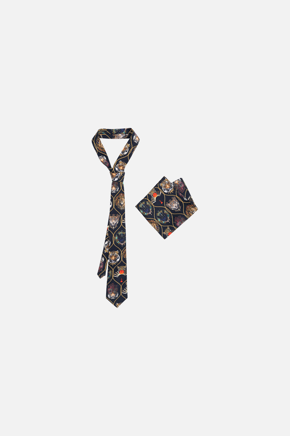 TIE + POCKET SQUARE GIFT PACK JAGGIS JEWELS