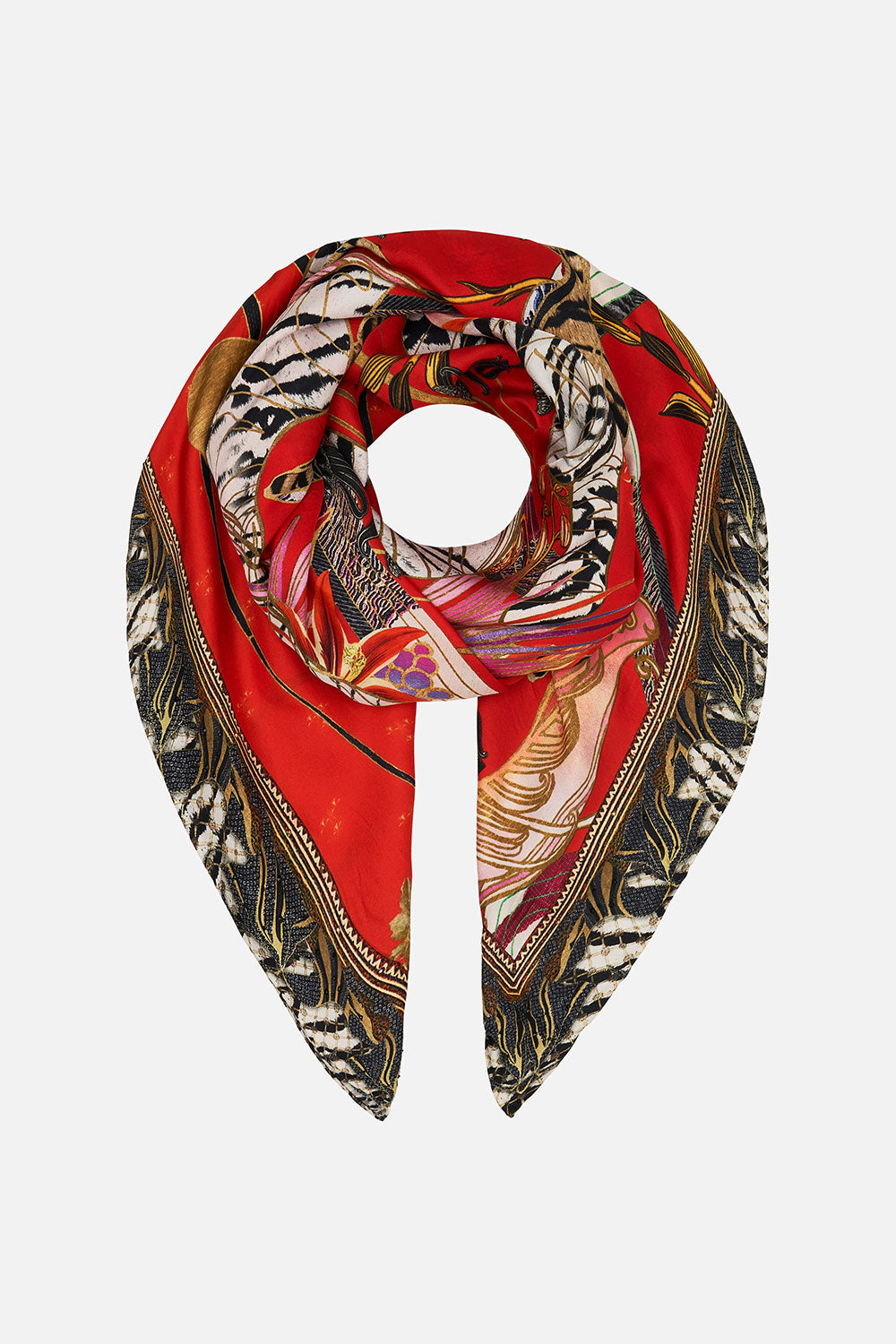 LARGE SQUARE SCARF THE LEGEND OF ZIBA