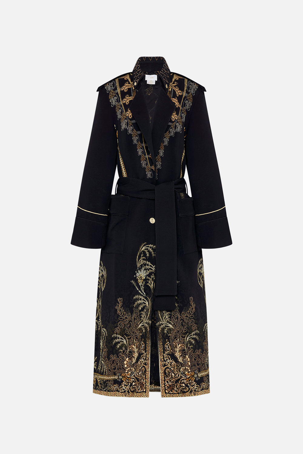 LONG MILITARY COAT THE NIGHT IS NOIR