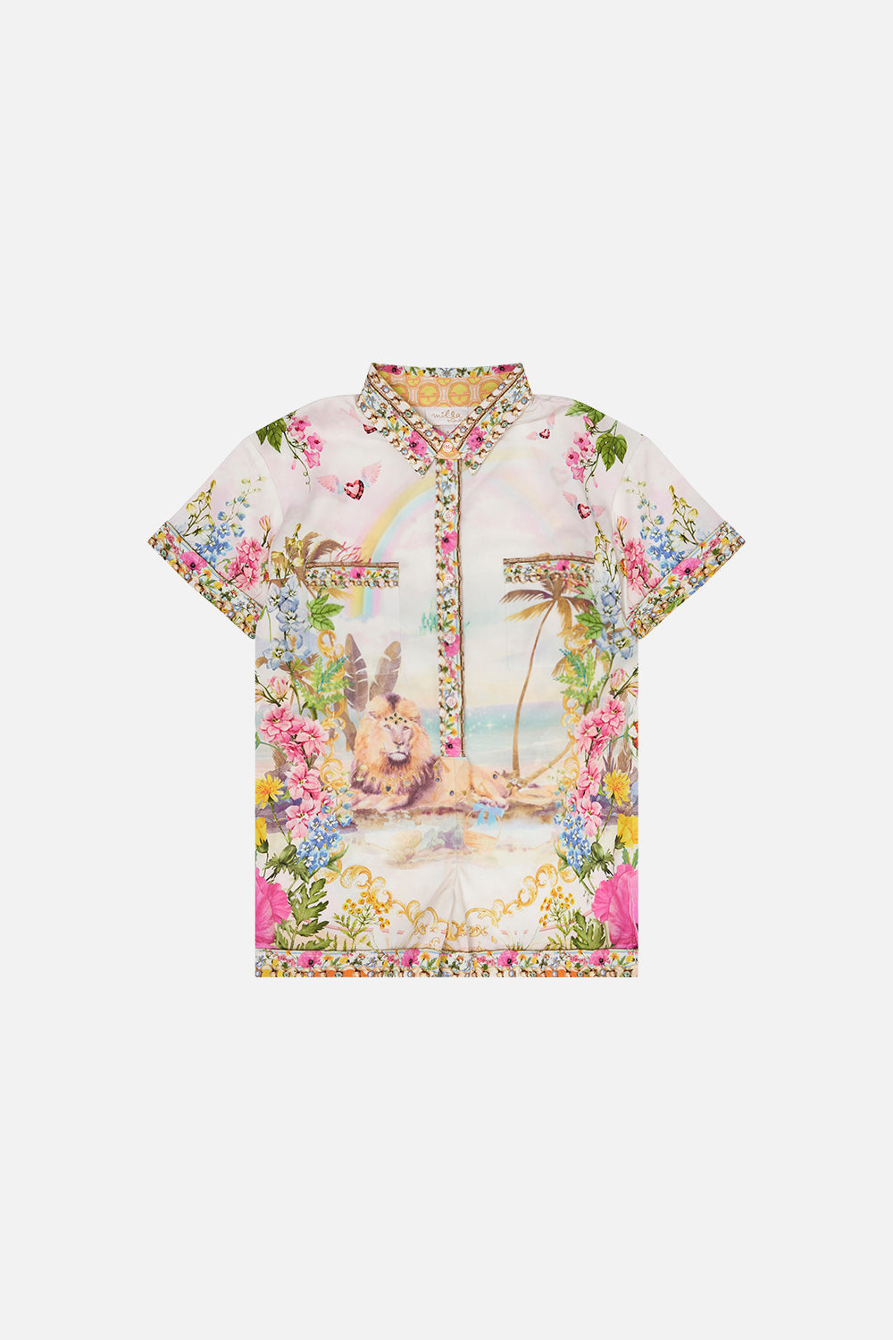 Kids Short Boiler Suit 12-14 Delirium Days print by CAMILLA