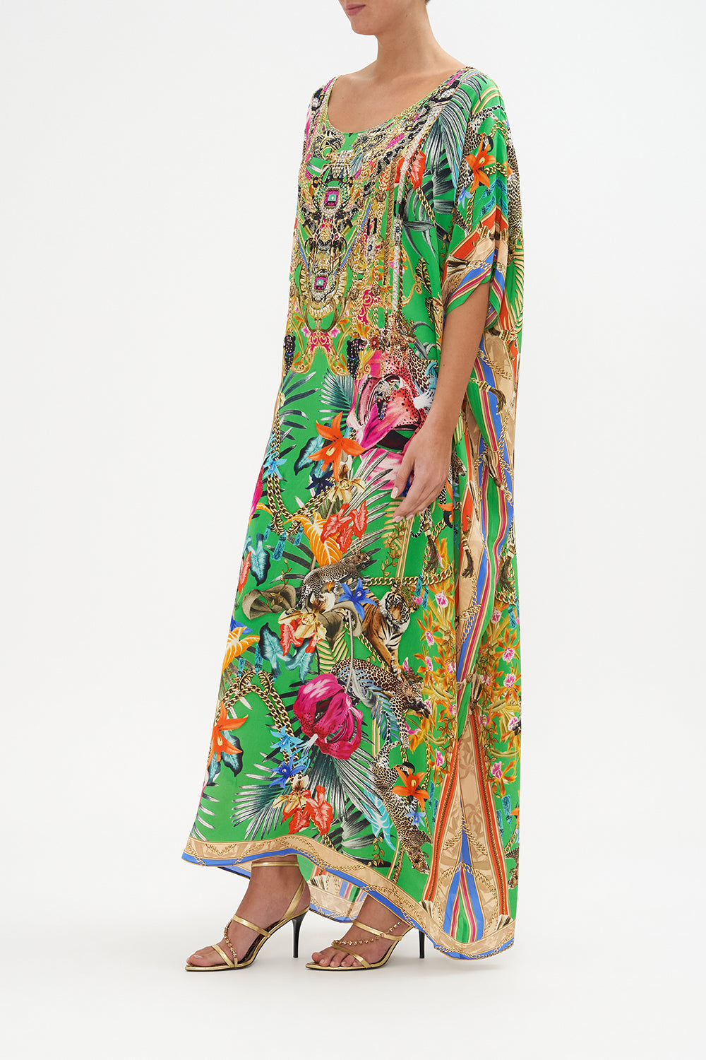 ROUND NECK KAFTAN CURIOUS AND CURIOUSER