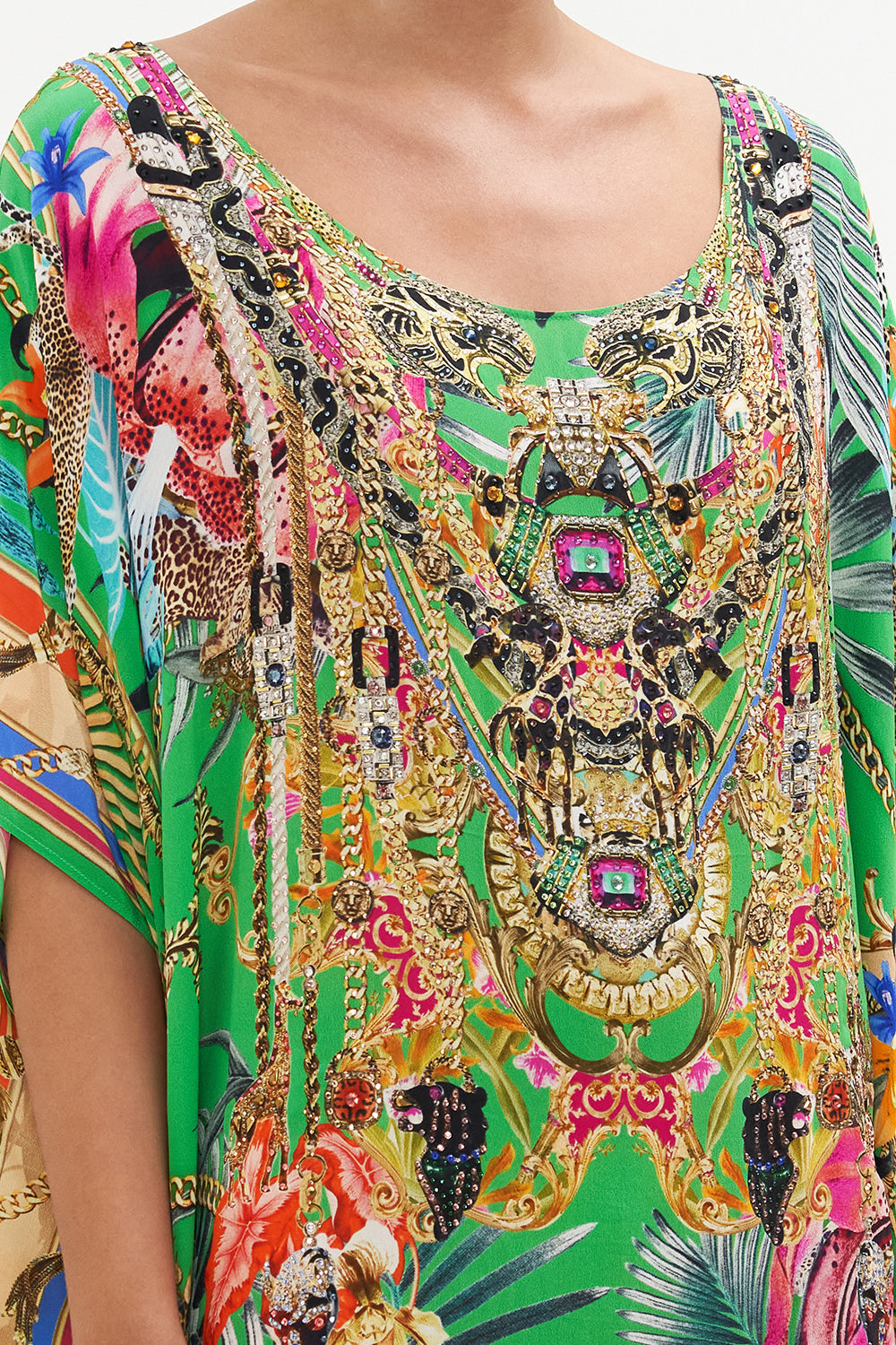 ROUND NECK KAFTAN CURIOUS AND CURIOUSER