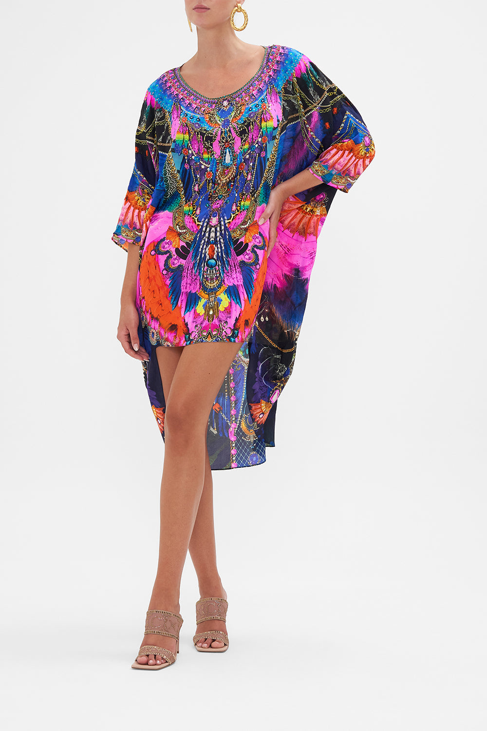 Scoop Back Hem Dress Dancing With Destiny print by CAMILLA
