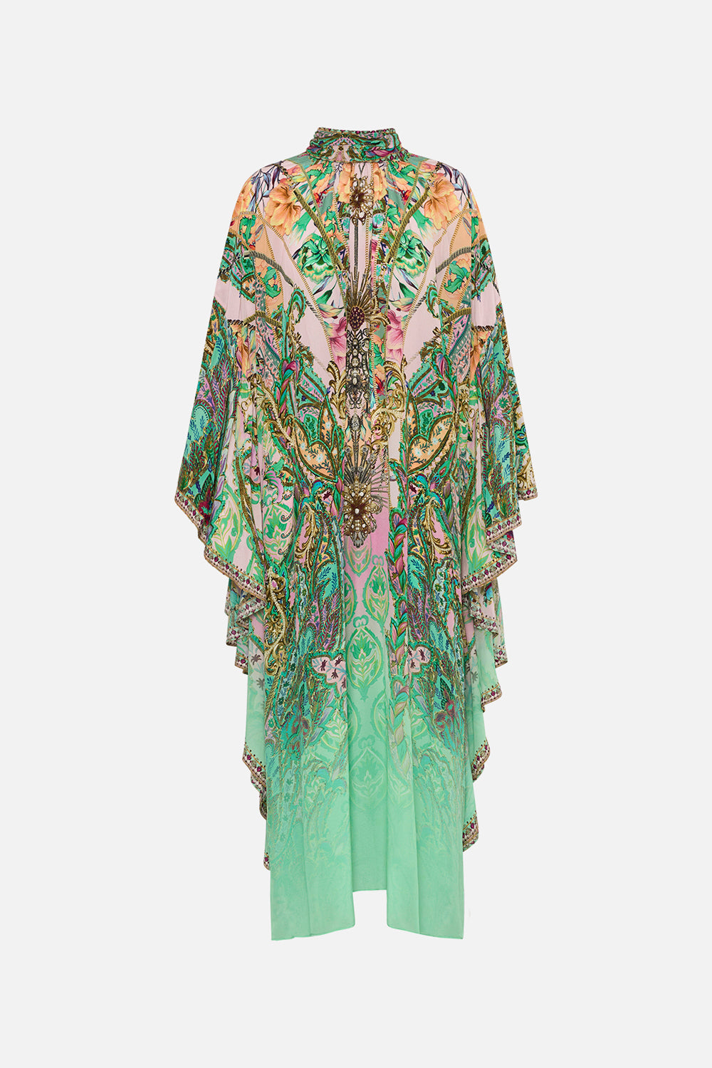 HIGH NECK RUFFLE KAFTAN LOST CITY