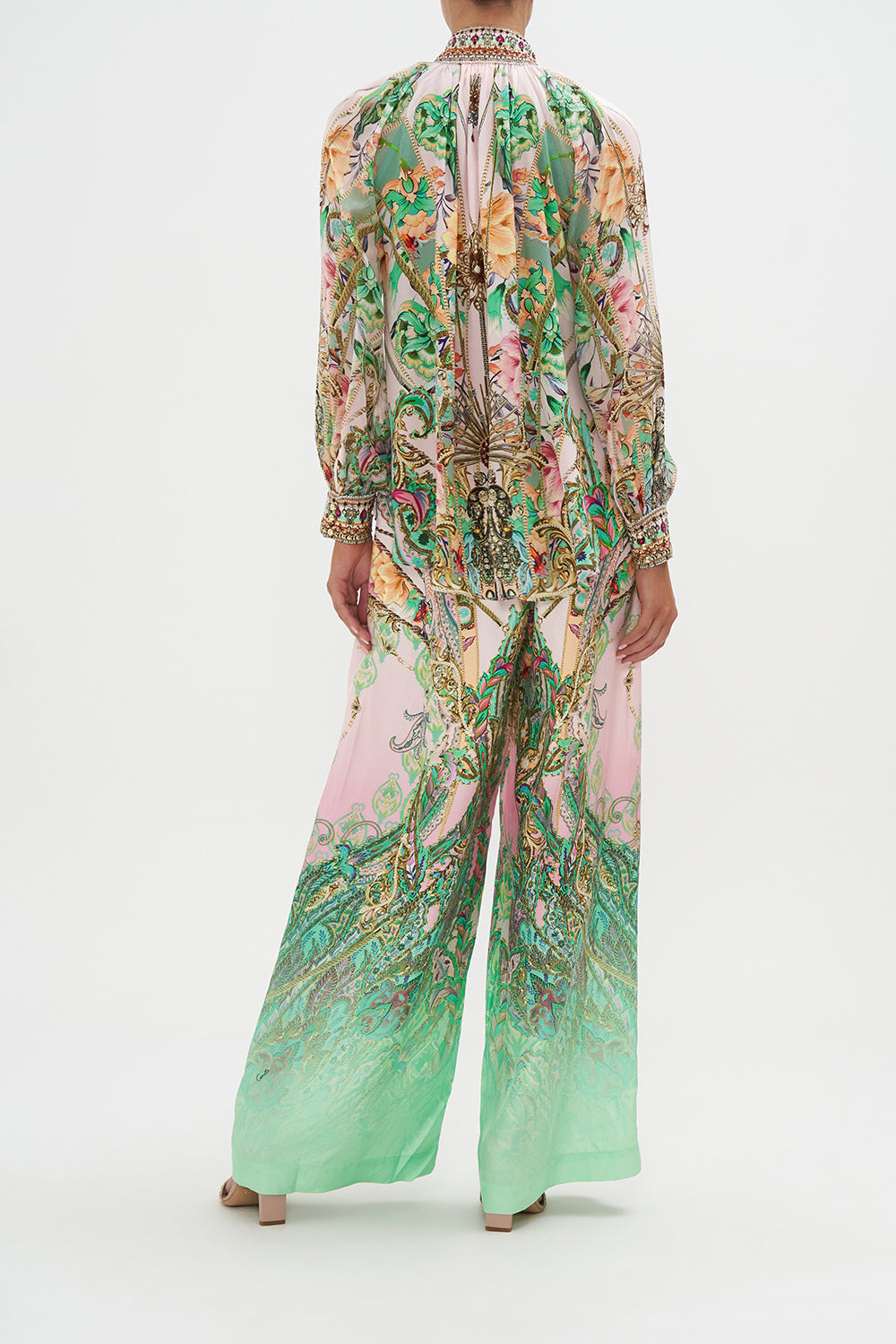 RAGLAN BUTTON UP SHIRT LOST CITY