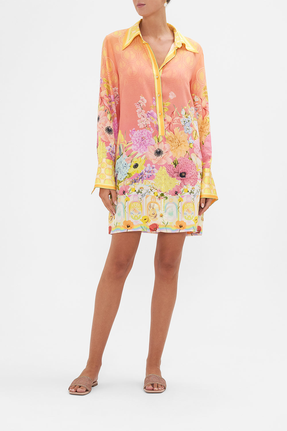 Mini Shirt Dress Solar Flare print by CAMILLA
