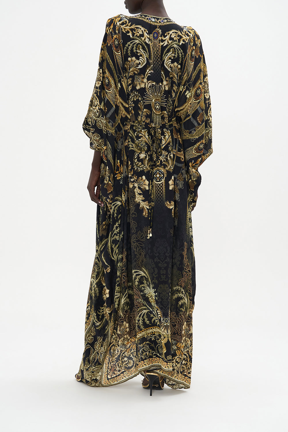 SPLIT SLEEVE KAFTAN WITH HARDWARE THE NIGHT IS NOIR