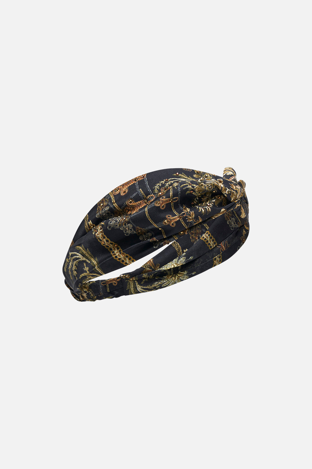 WOVEN TWIST HEADBAND THE NIGHT IS NOIR