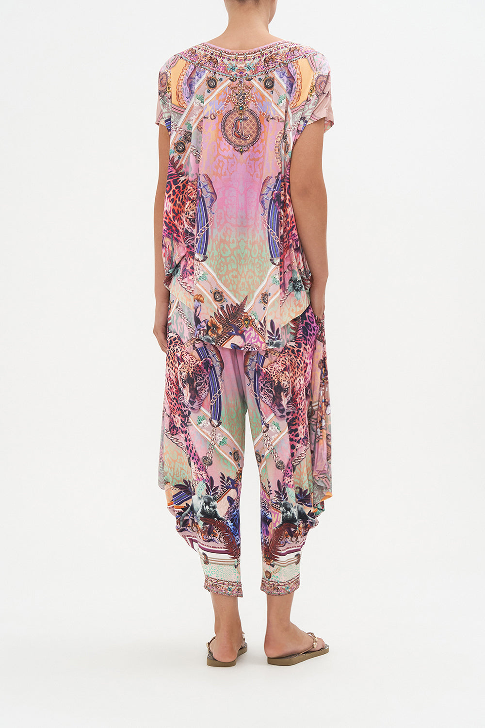 JERSEY DRAPE PANT WITH POCKET KITTY KAT KLUB