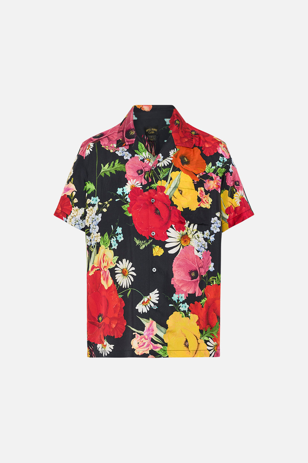 SHORT SLEEVE CAMP COLLARED SHIRT DIVINE DIVINITY