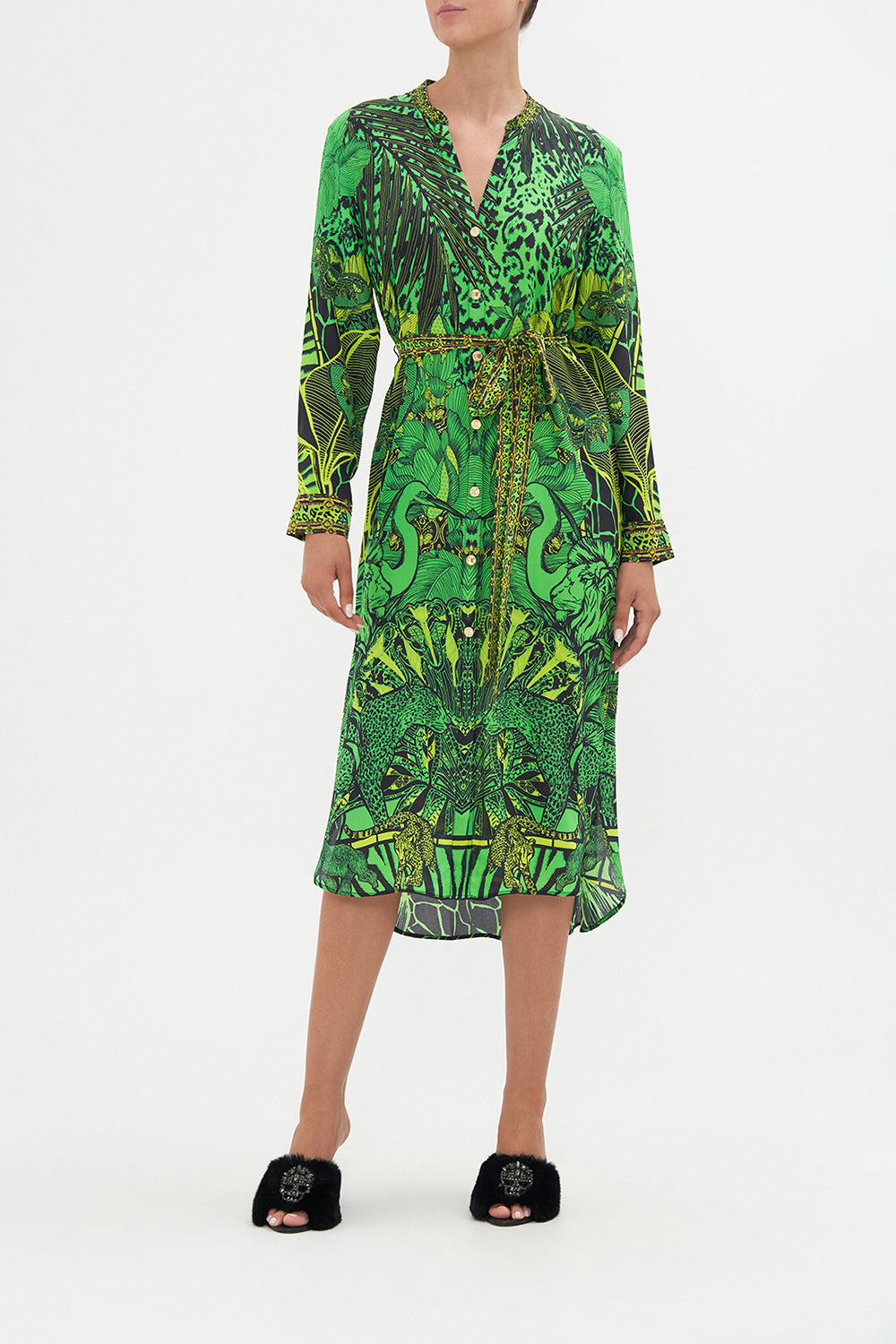 MID LENGTH SHIRT DRESS GORILLA GROOVE