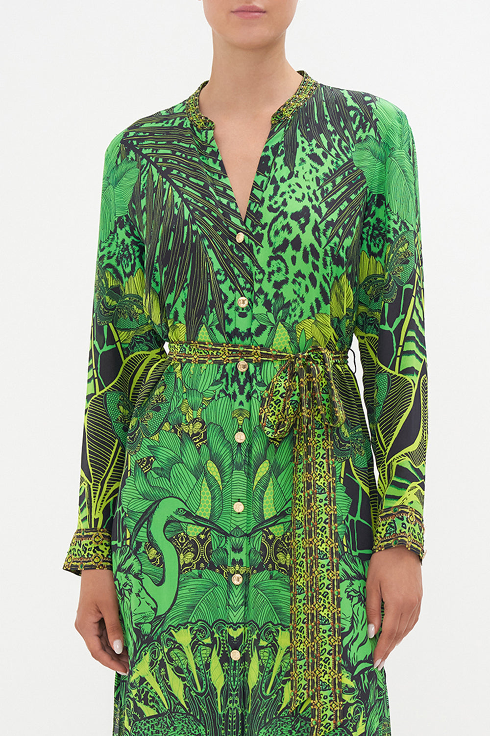 MID LENGTH SHIRT DRESS GORILLA GROOVE