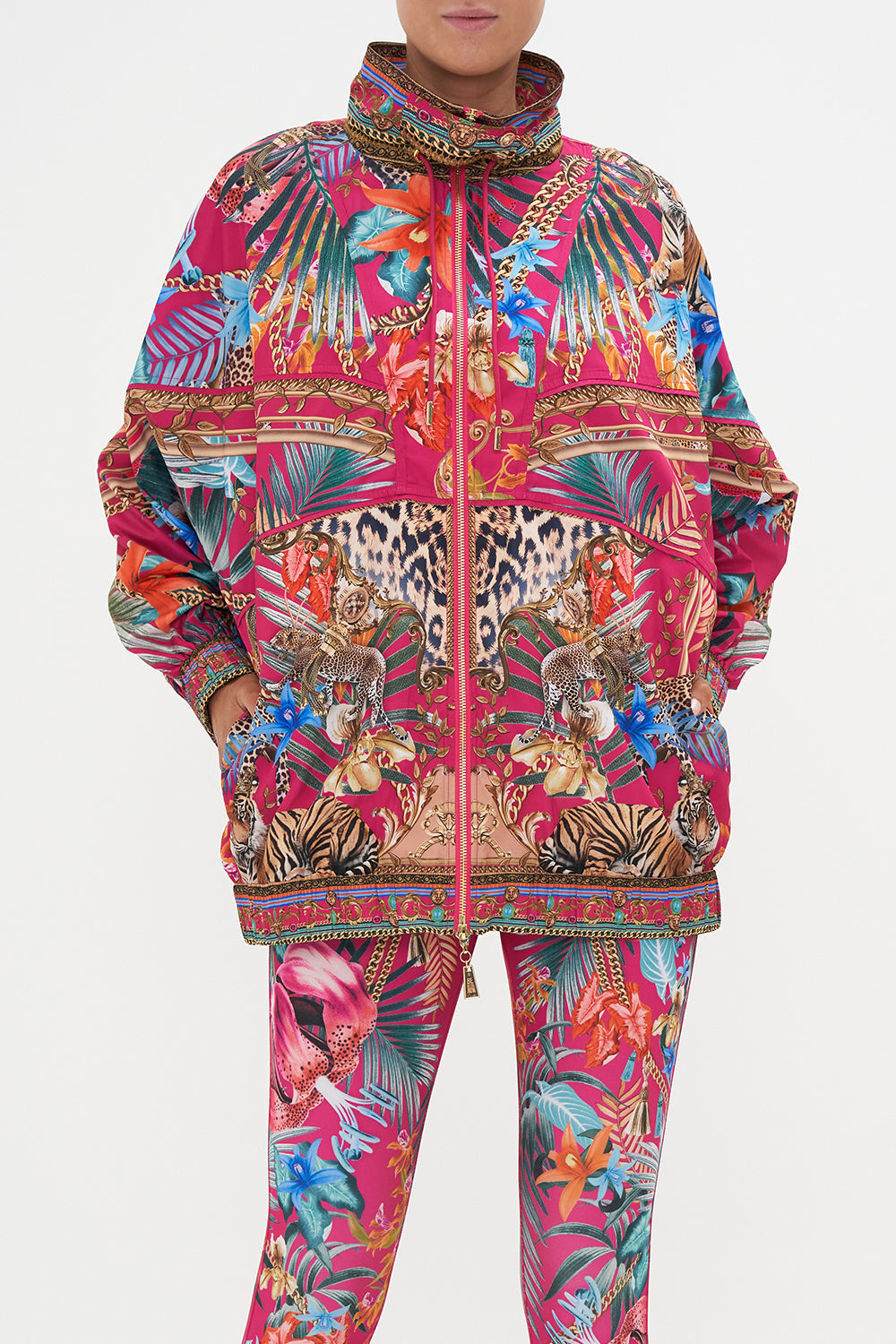 OVERSIZED ZIP FRONT JACKET GAIAS GIRL