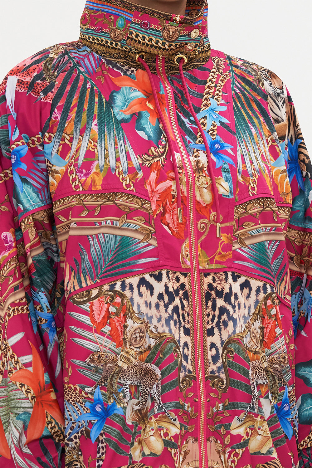 OVERSIZED ZIP FRONT JACKET GAIAS GIRL