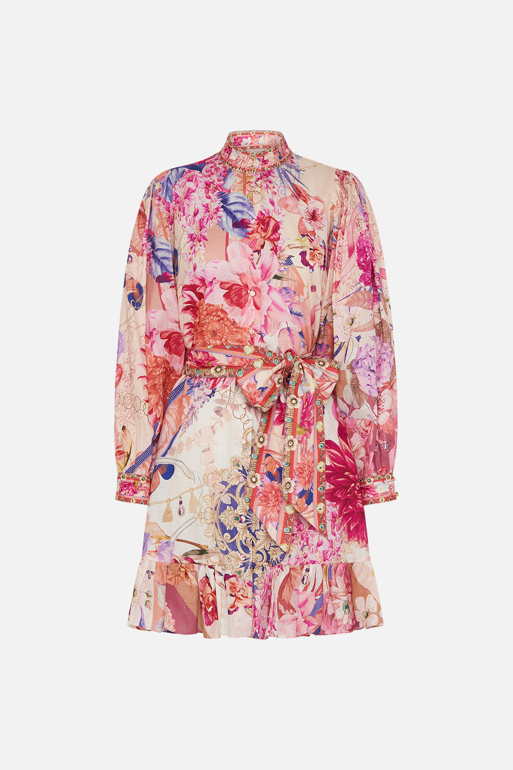 DROP SLEEVE SHIRT DRESS ROSE BED RENDEZVOUS