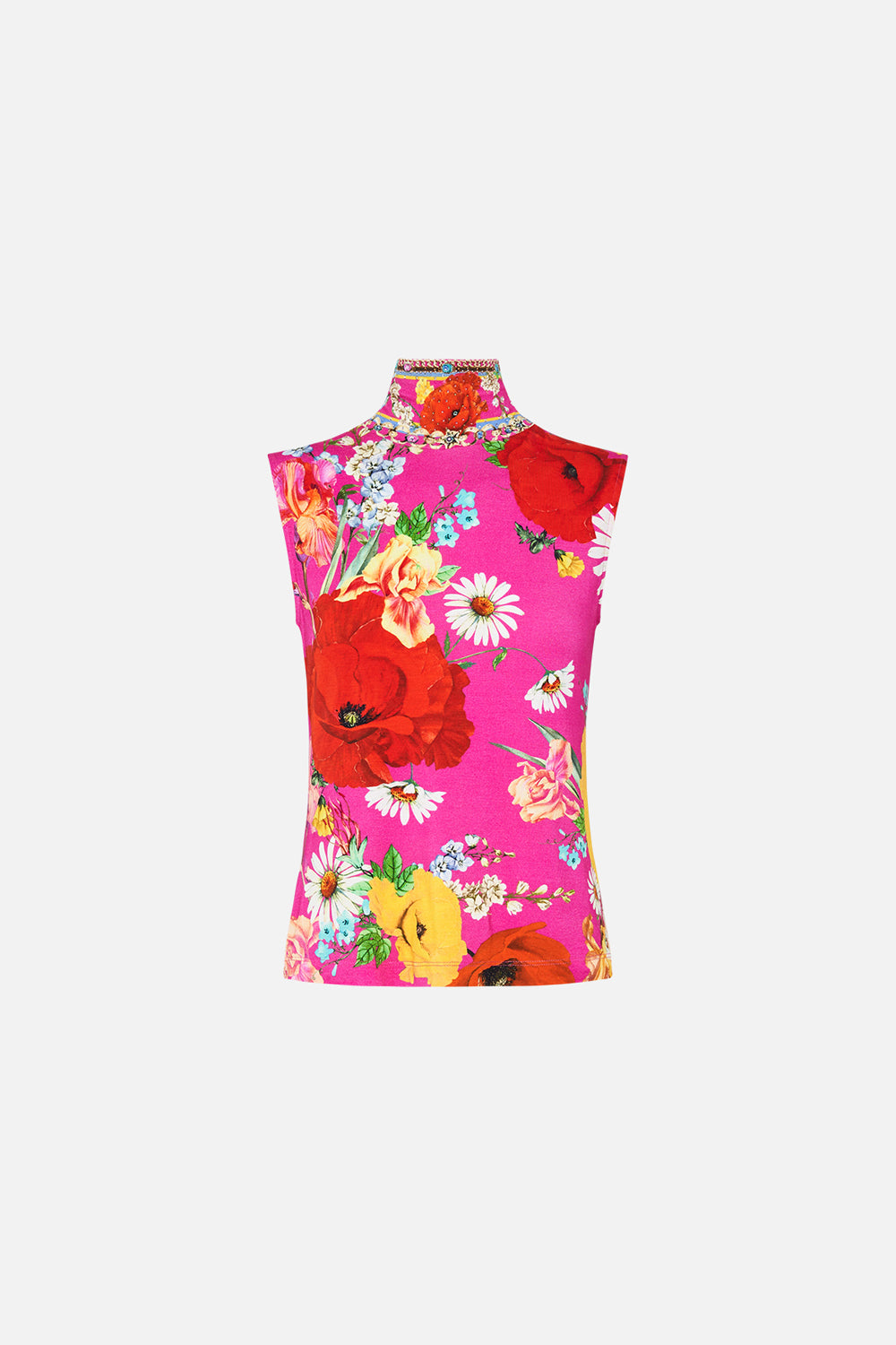 SLEEVELESS TURTLENECK RAINBOW BODY