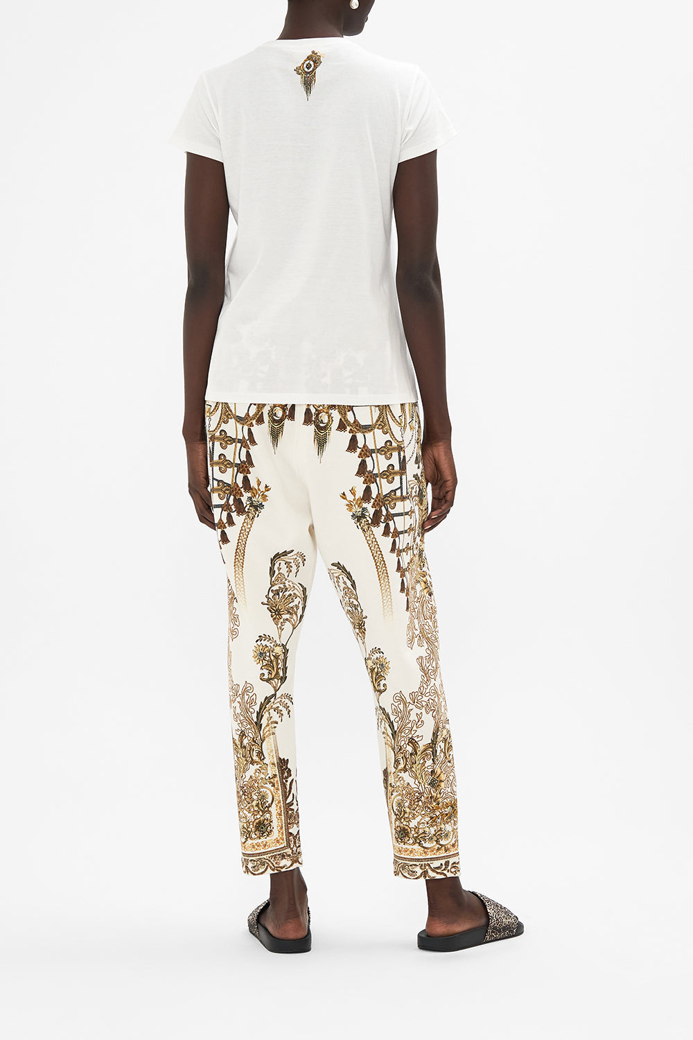 SLIM FIT  ROUND NECK T-SHIRT ROAD TO RICHESSE