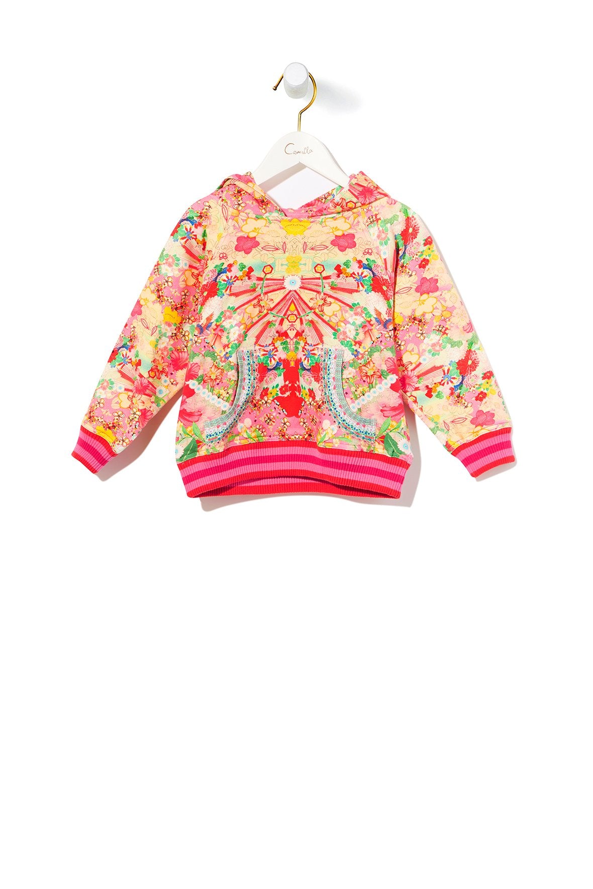 KIDS' HOODIE KIMONO KISSES