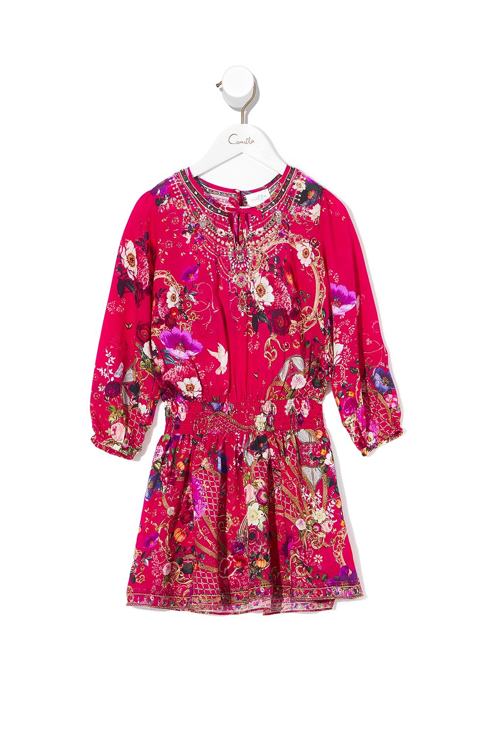 KIDS RELAXED SHIRRED WAIST DRESS BEAUTIFUL BEINGS