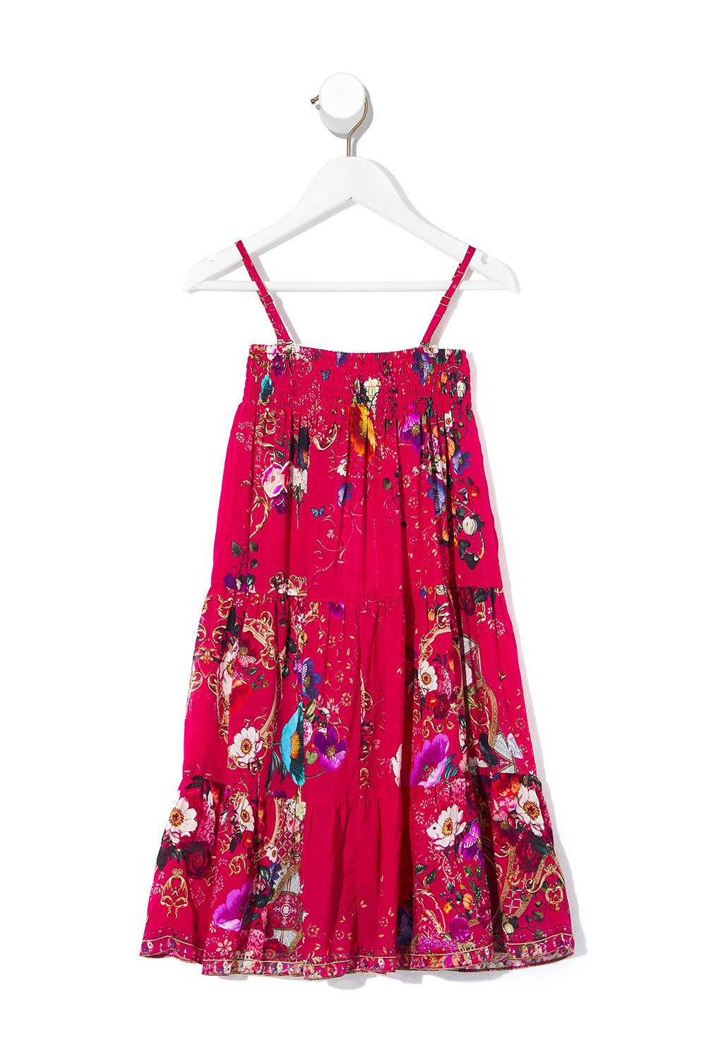 KIDS SHIRRED WAIST MAXI SKIRT BEAUTIFUL BEINGS