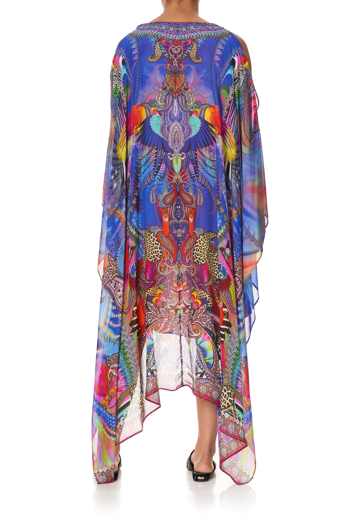 LONG SHEER OVERLAY DRESS PSYCHEDELICA