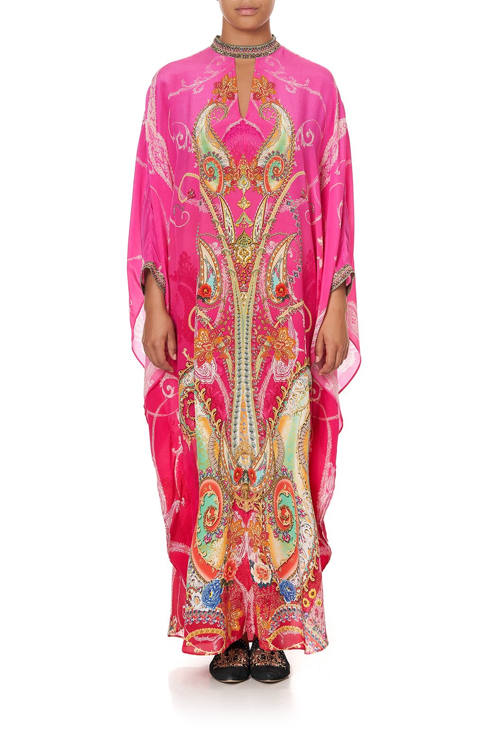 KAFTAN WITH HIGH COLLAR STAND RAINBOW RHYTHM