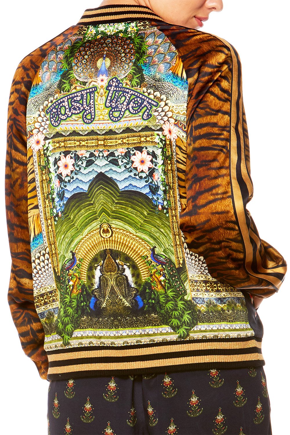 OVERSIZED BOMBER A WOMAN'S WISDOM