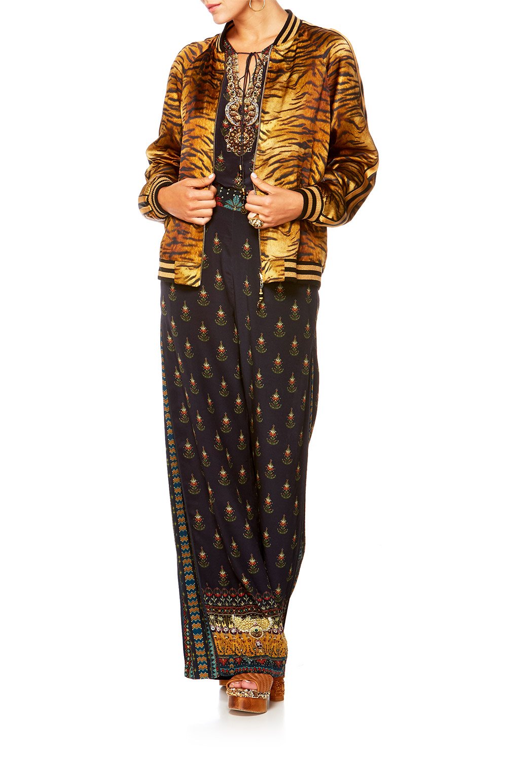 OVERSIZED BOMBER A WOMAN'S WISDOM