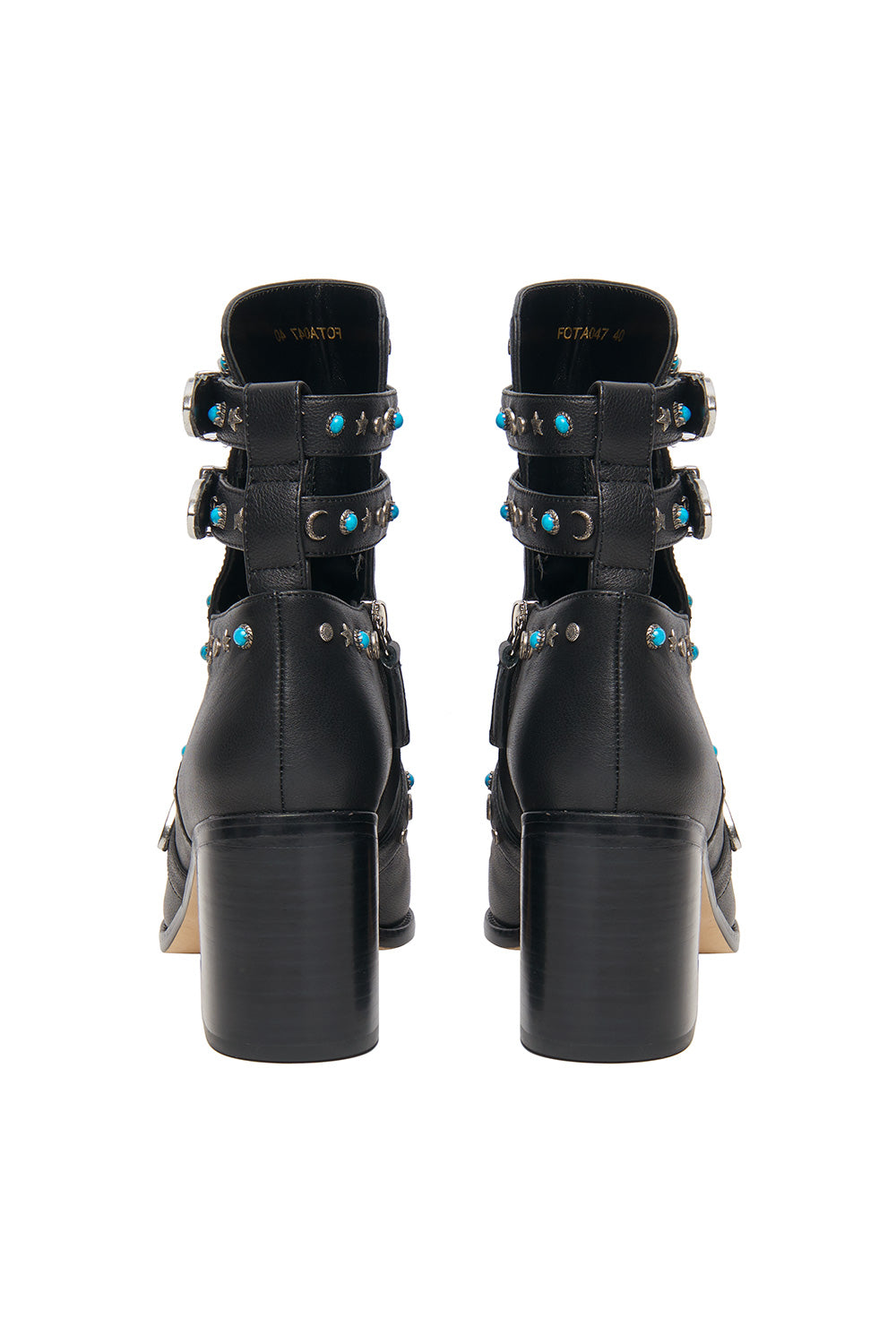BOHEMIAN STUD BOOT BLACK
