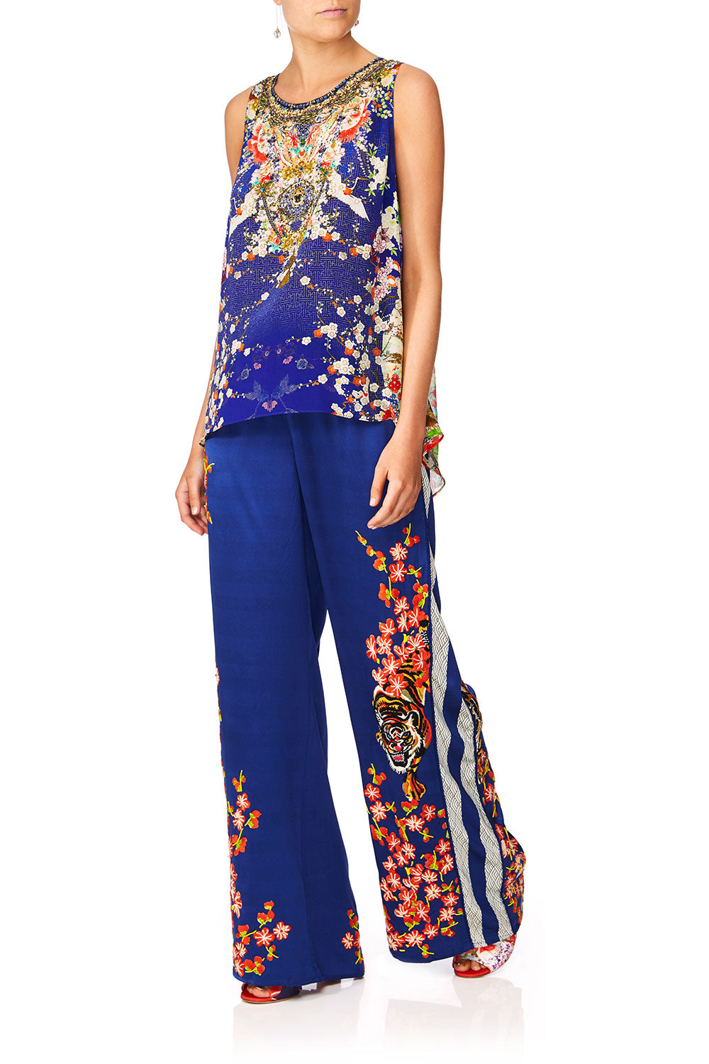 CAMILLA GEISHA GIRL WIDE LEG TRACK PANT