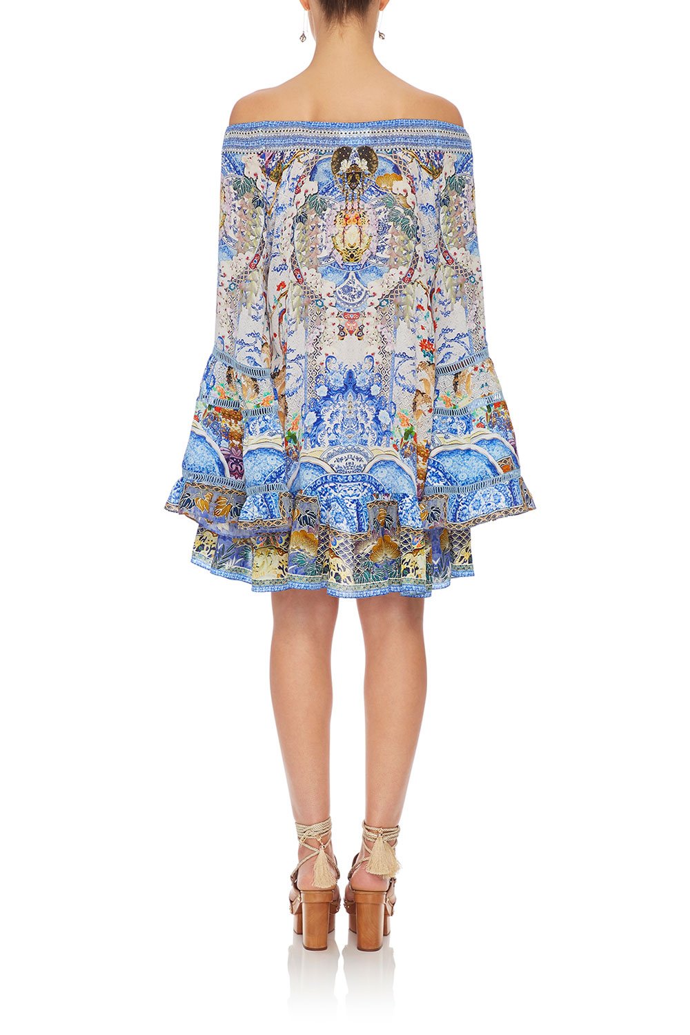 CAMILLA A-LINE FRILL DRESS GEISHA GATEWAYS