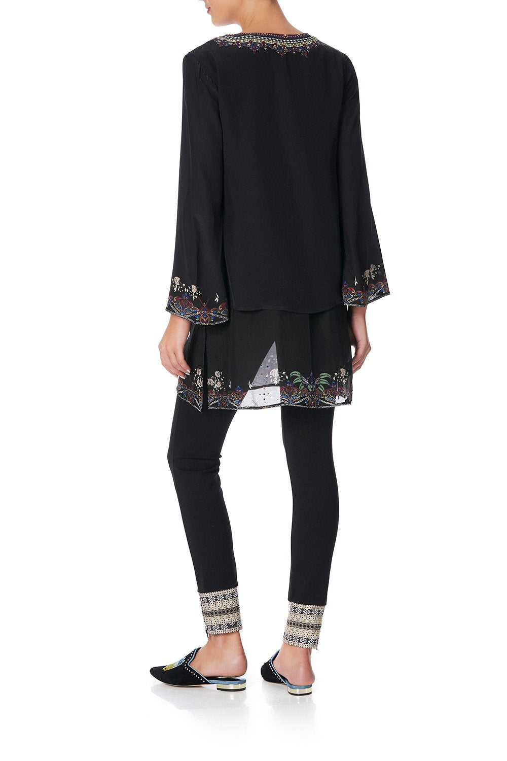 BLOUSE WITH SIDE SPLIT MS MATILDA