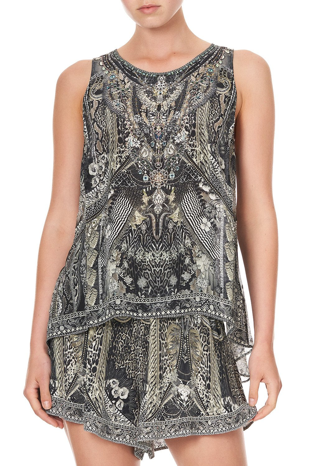 BUTTON BACK TOP ONE TRIBE