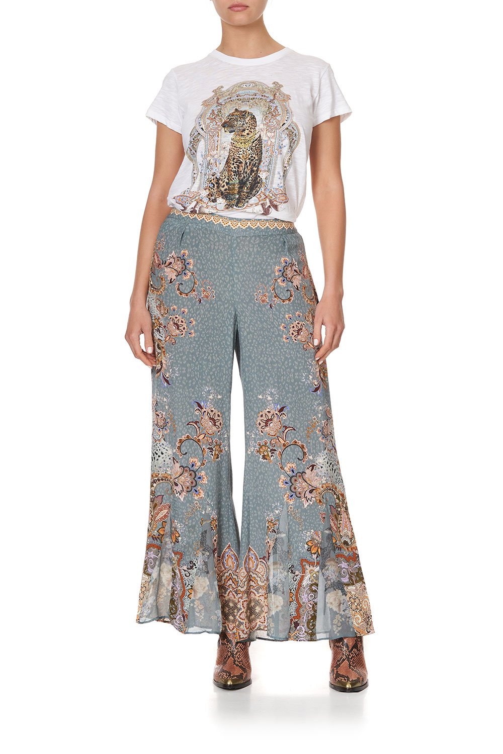 CROPPED GODET PANT LE PALAIS DU ZAHIR