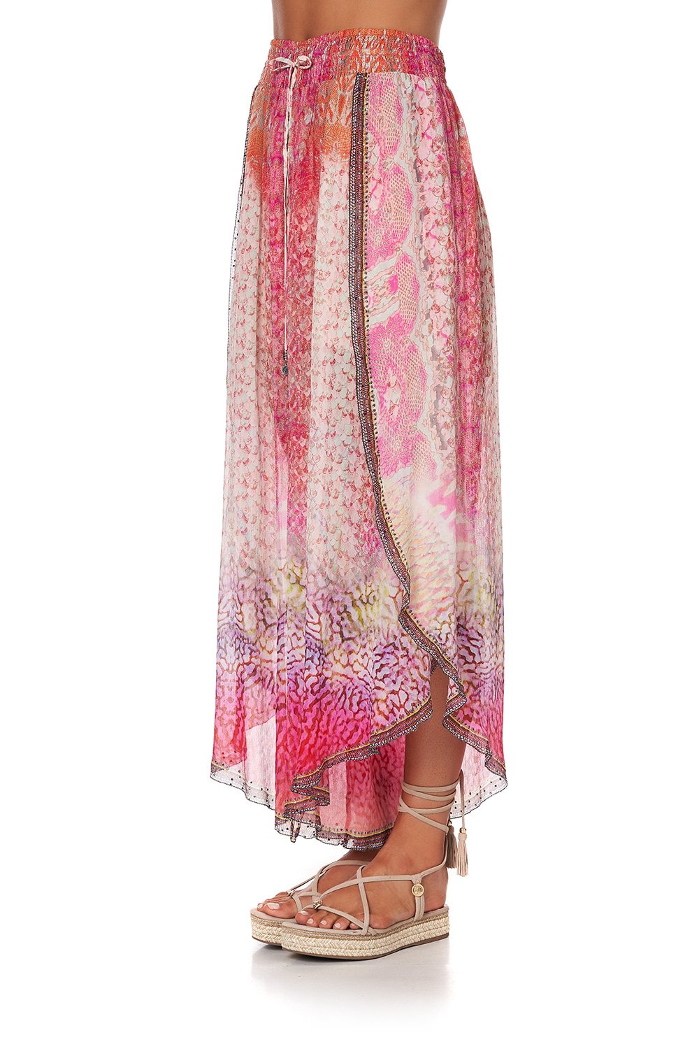 CURVED HEM PANT SERPENTINE DREAMS