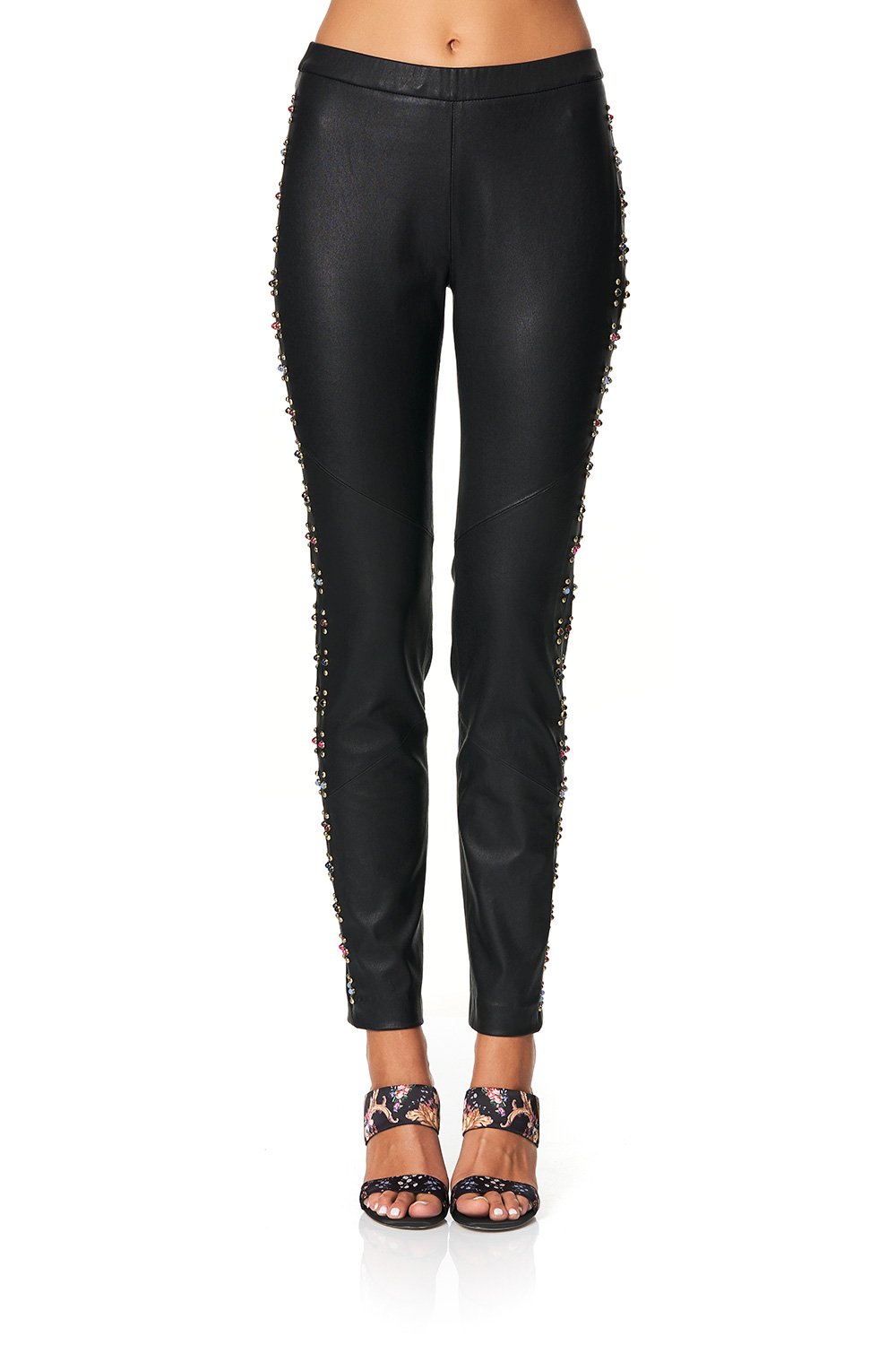 CAMILLA ELASTIC WAISTBAND SUEDE LEGGINGS HAUTE PROVINCIAL