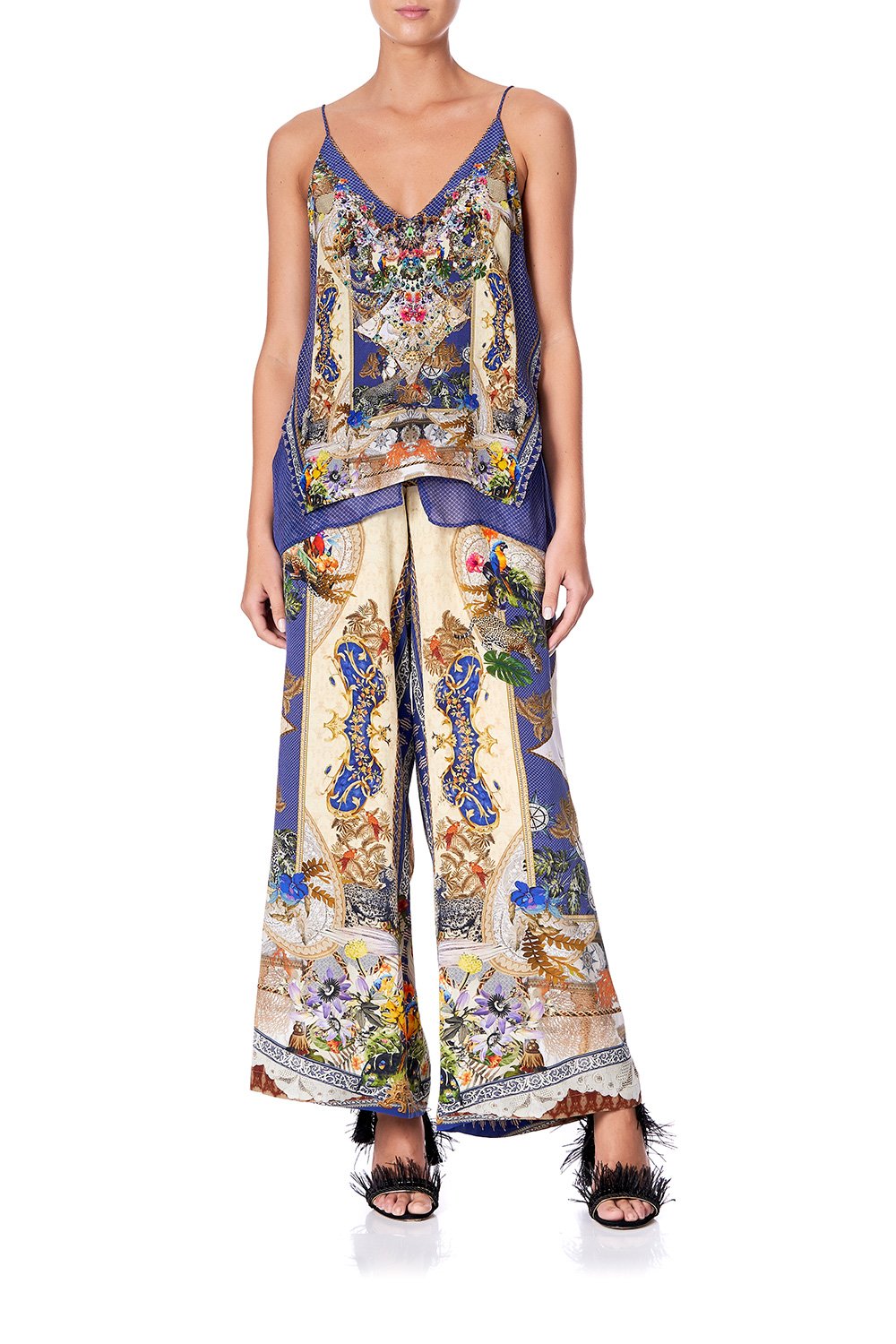 LOUNGE TROUSER WITH WAIST TIE MUSE NOVELS