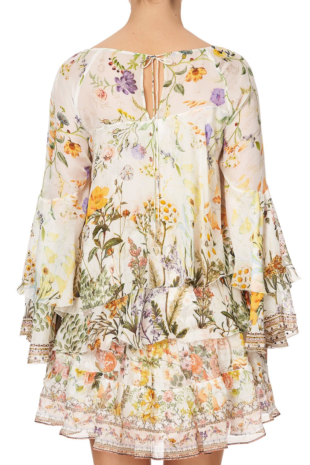 FLARED LAYERED BLOUSE IN THE HILLS OF TUSCANY